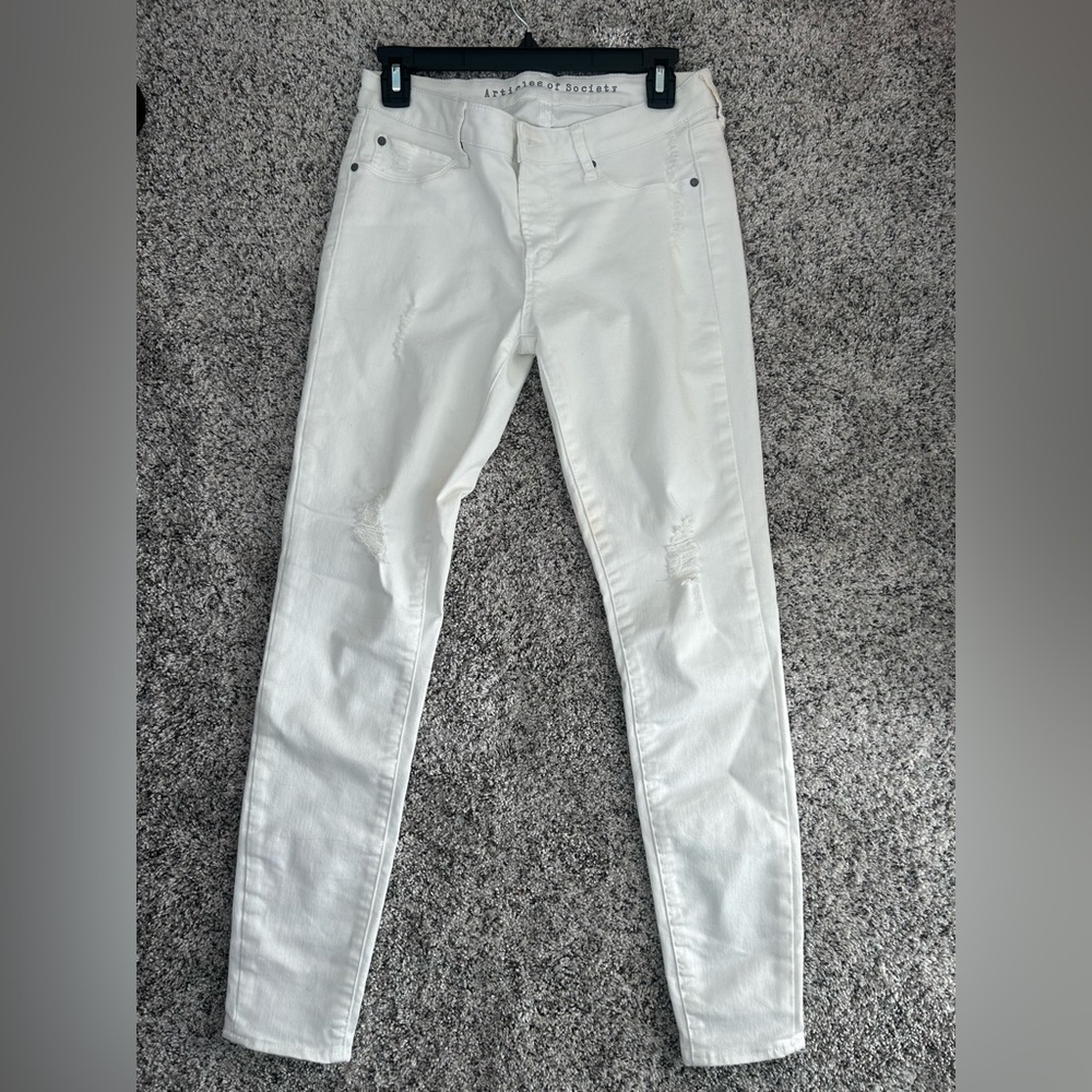 Articles Of Society Cream Jeans